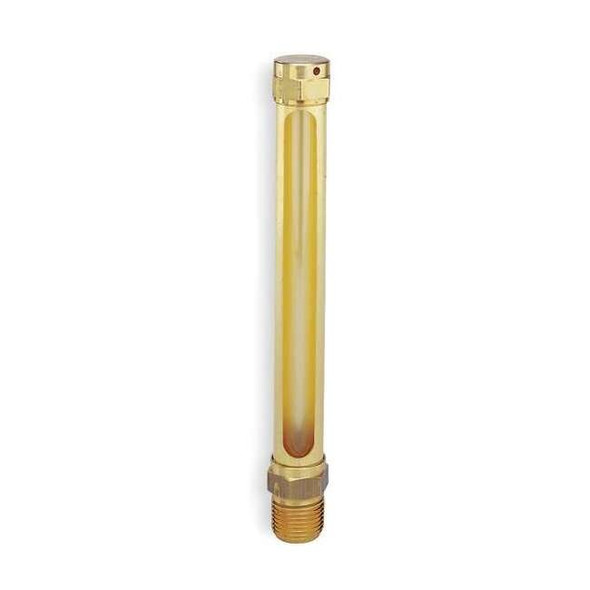 Ldi Industries Vented Oil Gauges,4.48 in H,Brass,NPTF G305-2