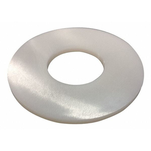 Flat Washer, For Screw Size #8 ,Nylon Plain Finish, 40 PK