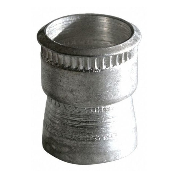 Nut Insert, 1/4"-20 Thrd Sz, 33/64 in L, Sleeve, Stainless Steel, Plain, 10 PK