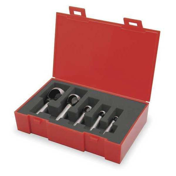 Keo Countersink Set,0 FL,5 PC,90 Deg,Co,TiN 919-000-235