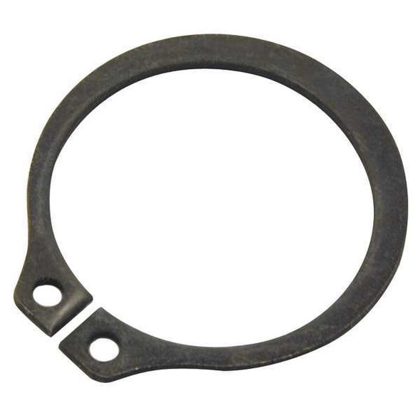 External Retaining Ring, Steel, Black Phosphate Finish, 100 PK