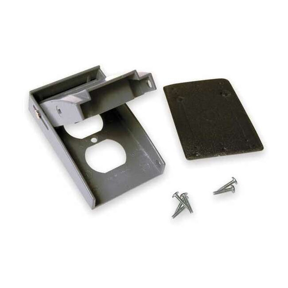 Weatherproof Cover, Single Gang Box Type, 1 Gang, Flip/Snap Cover Type