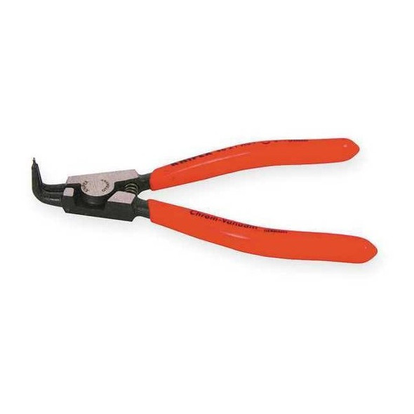 Knipex Retaining Ring Pliers,0.046In Tip,90 Deg 46 21 A01 SBA