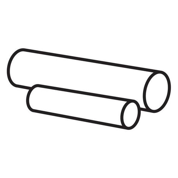 Manufacturer Varies White PTFE Rod Stock 1 ft. L, 1/2" Dia. G15-TRCE-.5-1