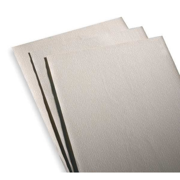 Norton Abrasives Sanding Sheet,11x9 In,100 G,AlO,PK100 66261100295
