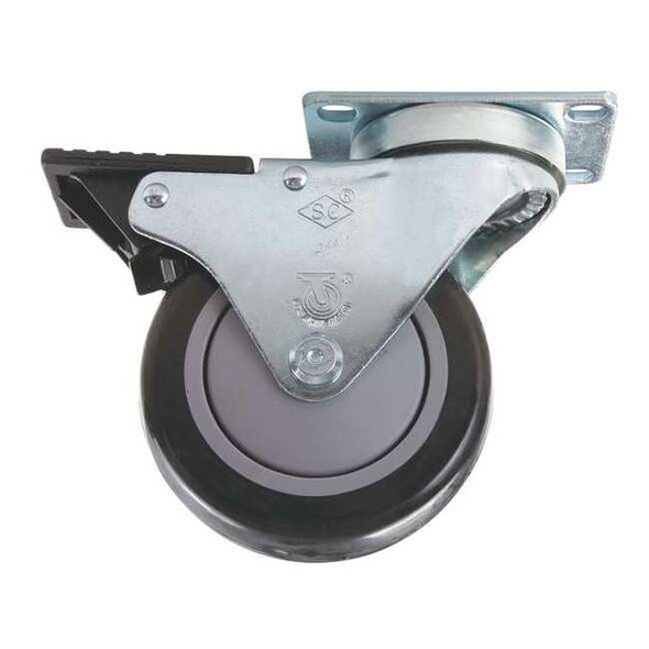 80/20 Deluxe Flange Mount Swivel Caster,Double 2333
