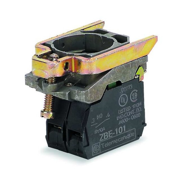 Schneider Electric Lamp Module and Contact Block,22mm,2NO ZB4BW063