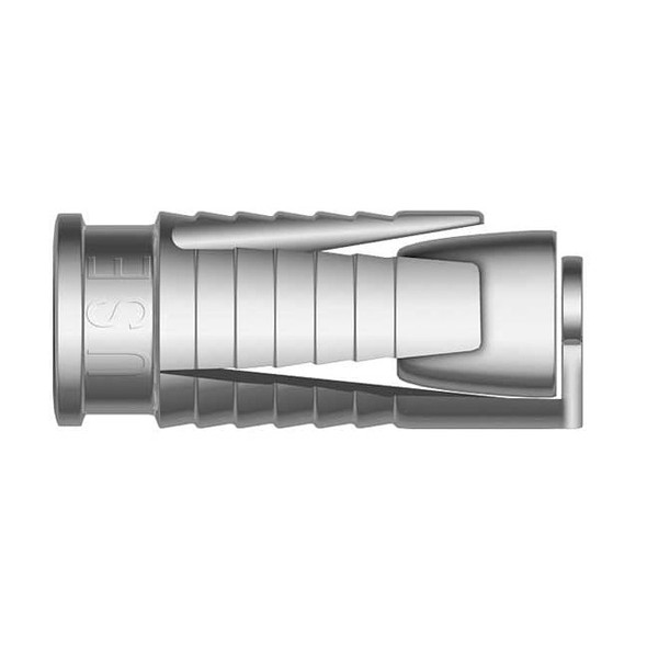 Forway Double Lag Shield, 7/8" Dia, 2-1/4" L, Alloy Steel Plain, 50 PK