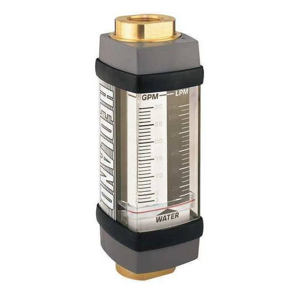 Hedland Flowmeter, GPM/LPM 0.2 - 2.0 / 1-7.5 H605B-002
