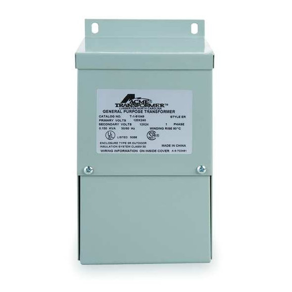 Buck Boost Transformer, 1 kVA, NEMA 3R, 12/24V AC, 120/240V AC
