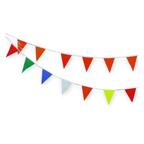 Cortina Safety Products Pennants,Vinyl,Multicolor,60 ft. 03-403-60