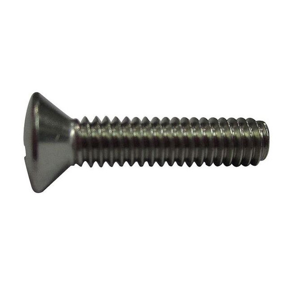 #8-32 x 3/4 in Phillips Oval Machine Screw, Plain 18-8 Stainless Steel, 100 PK