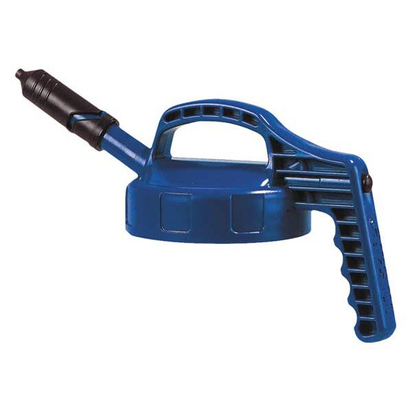 Oil Safe Mini Spout Lid,w/0.27 In Outlet,Blue 100402