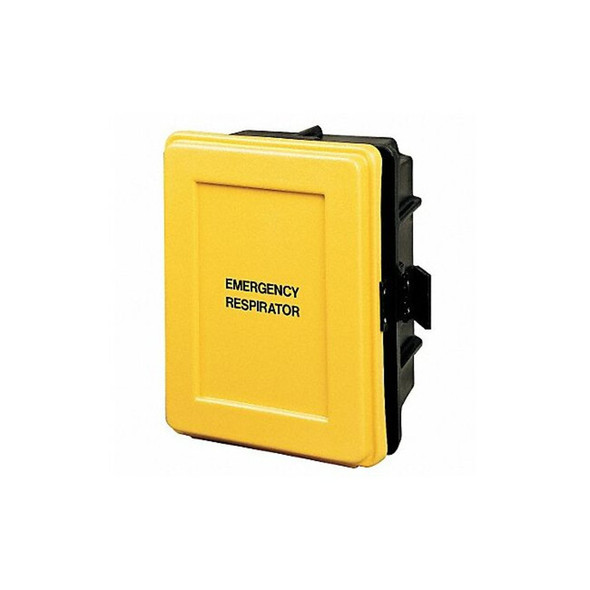 Allegro Industries Respirator Wall Case,Black/Yellow 4500