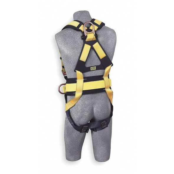 Delta(TM) Full Body Harness, M, 420 lb., Mating Chest/ Tongue Leg Straps, Back, Side D-Ring