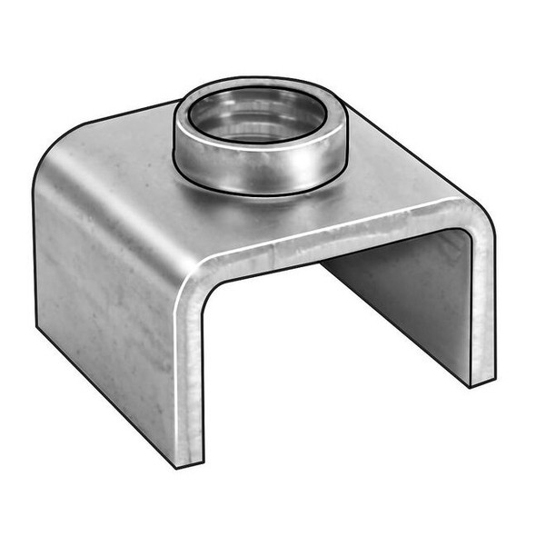 1/4"-20 Cold Rolled Steel Square T-Joint Fastener, 10 pk.