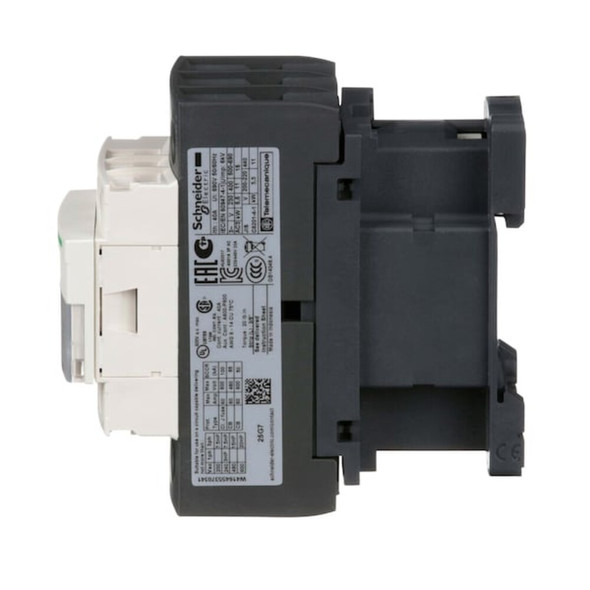 IEC Magnetic Contactor, 1NC-1NO, 120V AC, 3 P, Non-Reversing, Screw Clamp  LC1D25G7