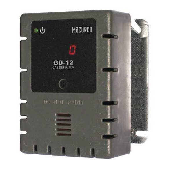 Macurco Fixed Gas Detector, CH4, C3H8, H2, Digital GD-12