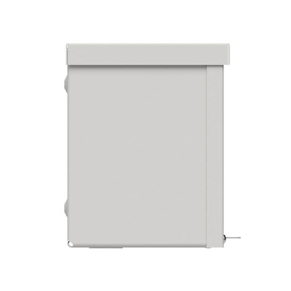 Wiegmann Padlockable Hasp Electrical Enclosures, 6 in H, 6 in D, 6 in W, 3R, Steel RSC060606