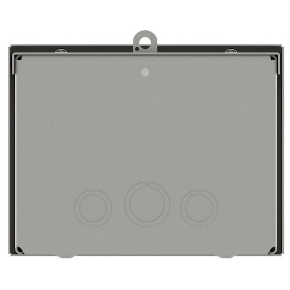 Padlockable Hasp Electrical Enclosures, 6 in H, 6 in D, 6 in W, 3R, Steel  RSC060606