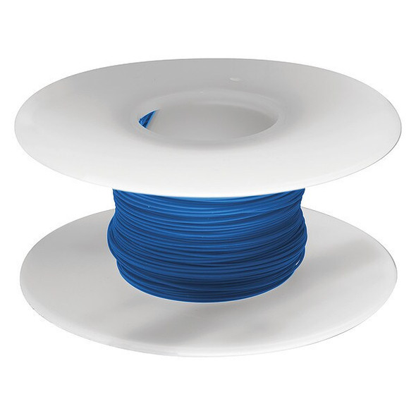 Ok Industries Spooled Wrapping Wire, 26 AWG, Blue, Kynar(R), 100 ft R26B-0100