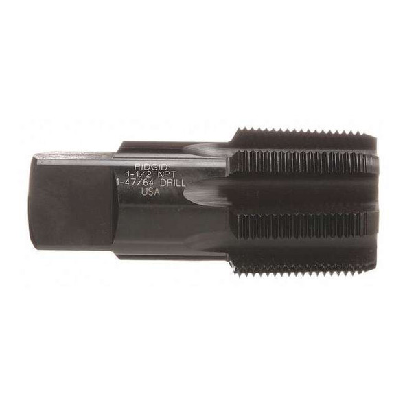 Ridgid Pipe Tap, 1-1/2"-11-1/2, Taper, 7 Flutes, NPT 35850