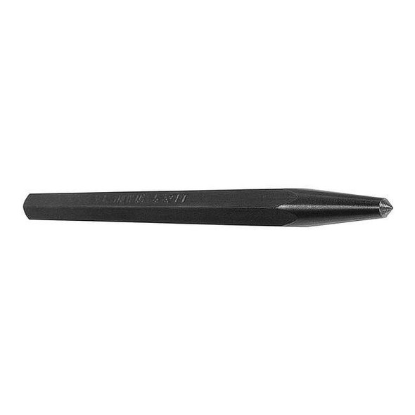 Mayhew Pro Center Punch,4-1/2in L,Steel,Black Oxide 24001