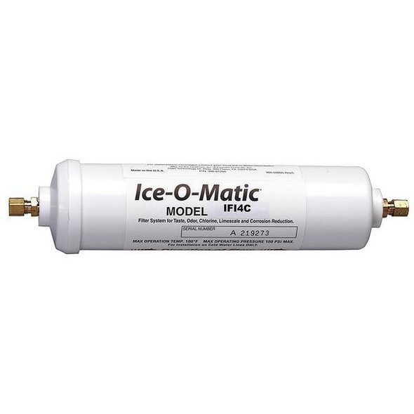 Ice-O-Matic Inline Water Filter,1/4 in. Compression IFI4C