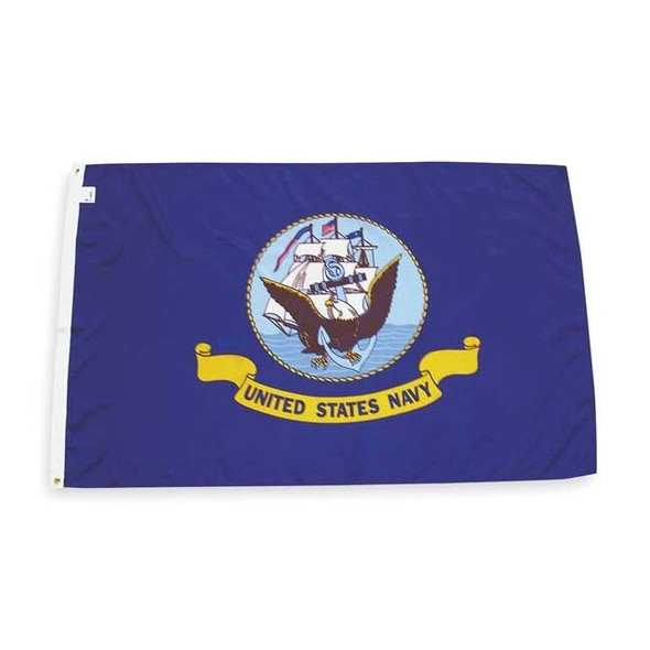 Annin Flagmakers Navy Flag,3x5 Ft 439030