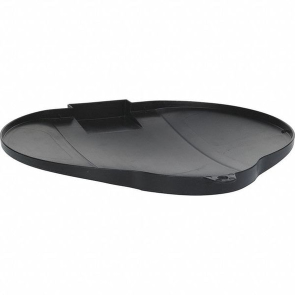 Vikan Round Pail Lid, 12 1/4 in Dia, Black, Polypropylene 56879