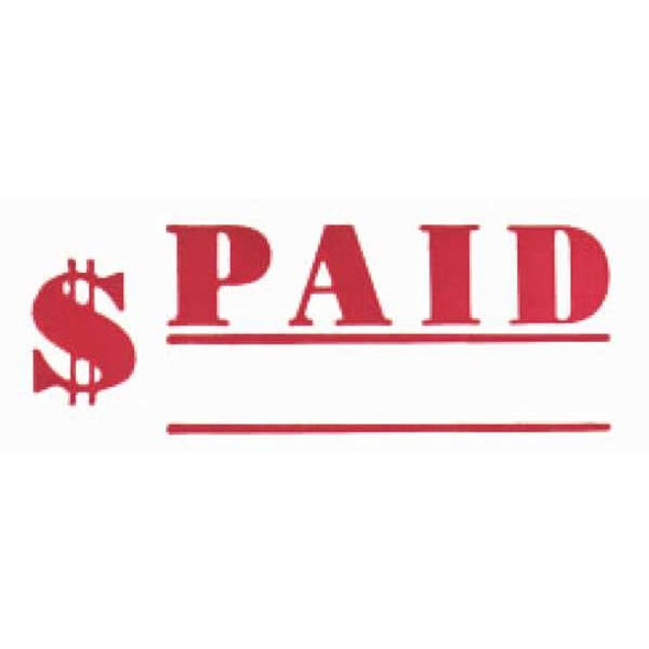 Accu-Stamp2 Message Stamp,Paid 038843