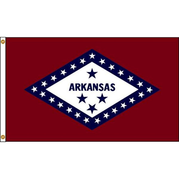 Annin Flagmakers Arkansas Flag,4x6 Ft,Nylon 140370