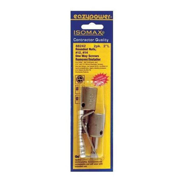 Eazypower One Way Screw Remover,No.12,No.14,PK2 88242