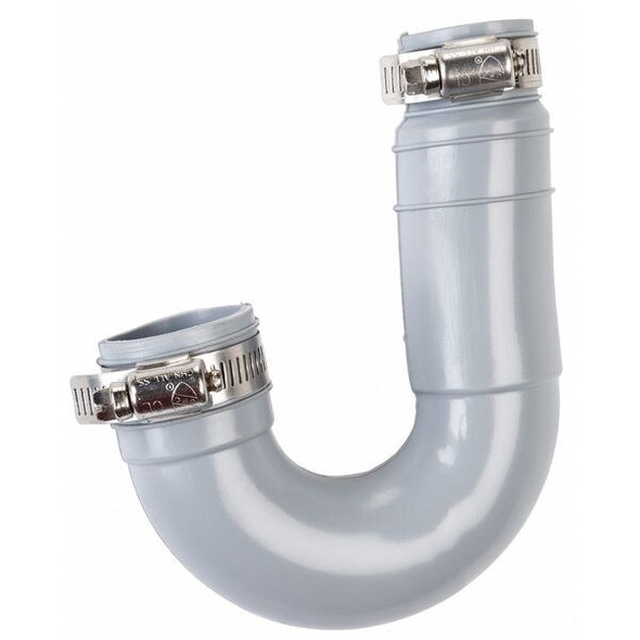 Manufacturer Varies P-Trap,PVC, 1 1/2 x 1 1/4" For Pipe Size DXFQT-150
