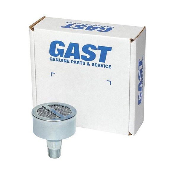 Gast Muffler Assembly, 1/2 in NPT, For Gast 6AM/8AM/NL52 AC990