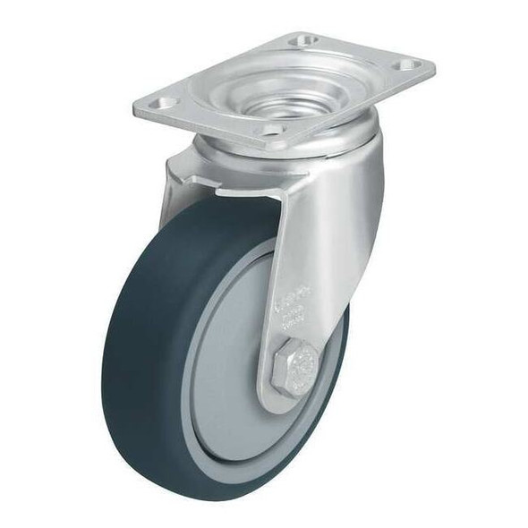 Swivel Plate Caster,Plyurethane,5 in.,400 lb,C