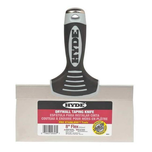 Hyde Taping Knife,Straight,SS,8"W 09353