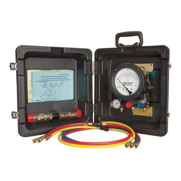 Midwest Instrument Backflow Preventer Test Kit,Model 835 835