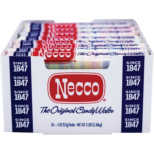 Spangler 2 Oz. Necco Wafers 90000 Pack of 24 983213