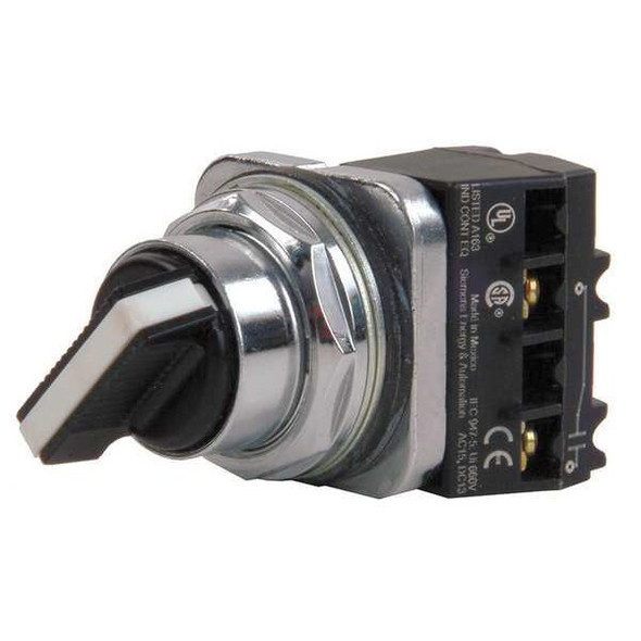 Siemens SelectorSwtch,Non-Illum,2Pos,30mm,Chrome 52SA2AABA1
