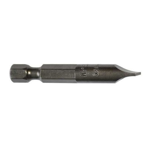 Apex Tool Group Power Bit,SAE,1/4",Hex Power Drive,PK5 320-20X-5PK