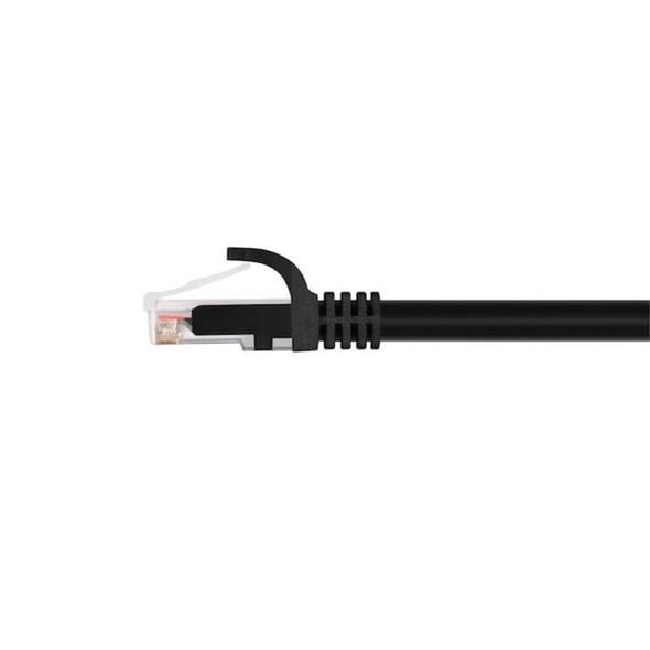 Monoprice Patch Cord,Cat 6,Flexboot,Black,25 ft. 9801