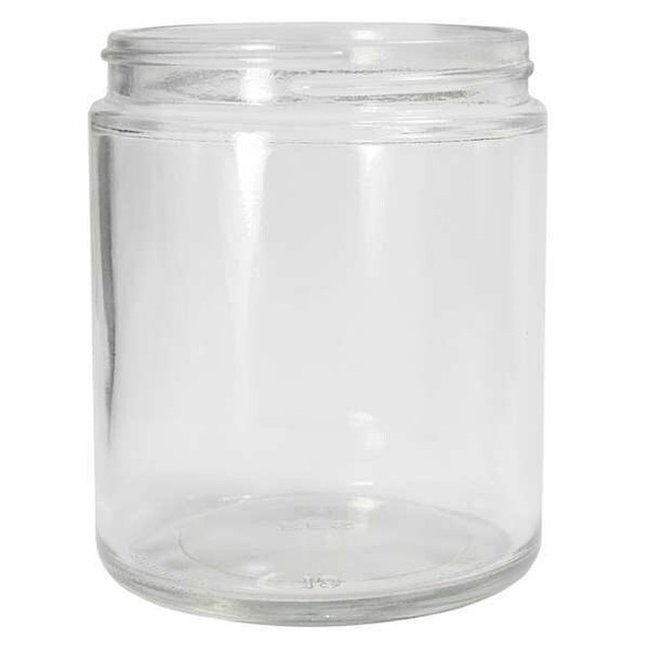 Qorpak Jar,480 mL,96 mm H,Clear,PK12 GLA-00864