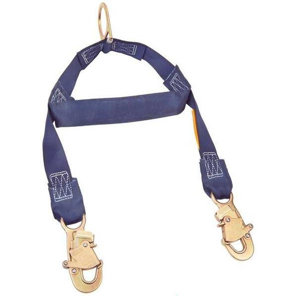 Rescue Lanyard, 2 ft. Length, Snap Hook, 310 lb. Weight Capacity