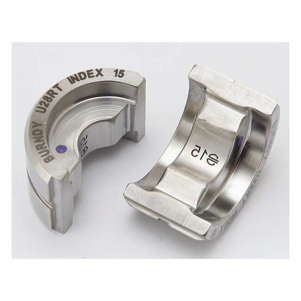 Burndy Crimping Die,U Style,12 tons,4/0 AWG U28RT