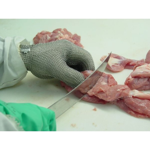 Niroflex Usa Cut Resistant Gloves, Silver, L GU-2500-L