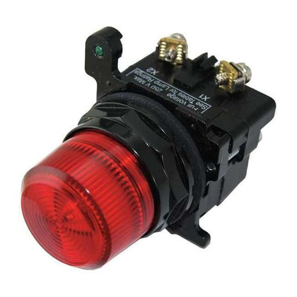 Eaton Cutler-Hammer Pilot Light,LED,120VAC,Red 10250T197HLRP2A