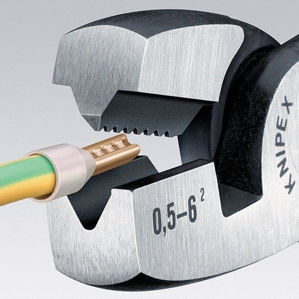 Knipex 7 1/4 in Crimper 20 to 10 AWG 97 81 180