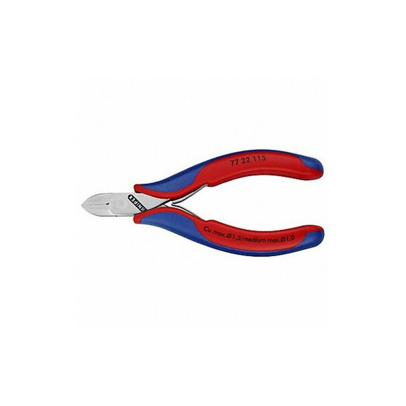 4 1/2 in 77 Diagonal Cutting Plier Flush Cut Oval Nose Uninsulated