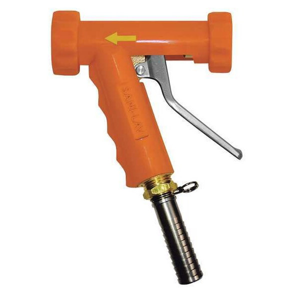 Sani-Lav Spray Nozzle, 3/4" Female, 150 psi, 8.9 gpm, Safety Orange N820